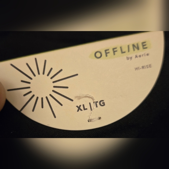 Aerie Black Hi-Rise Leggings - Picture 4 of 8